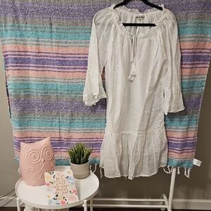 White Women's Swim Coverup. Bogo Bundle Offer Sale